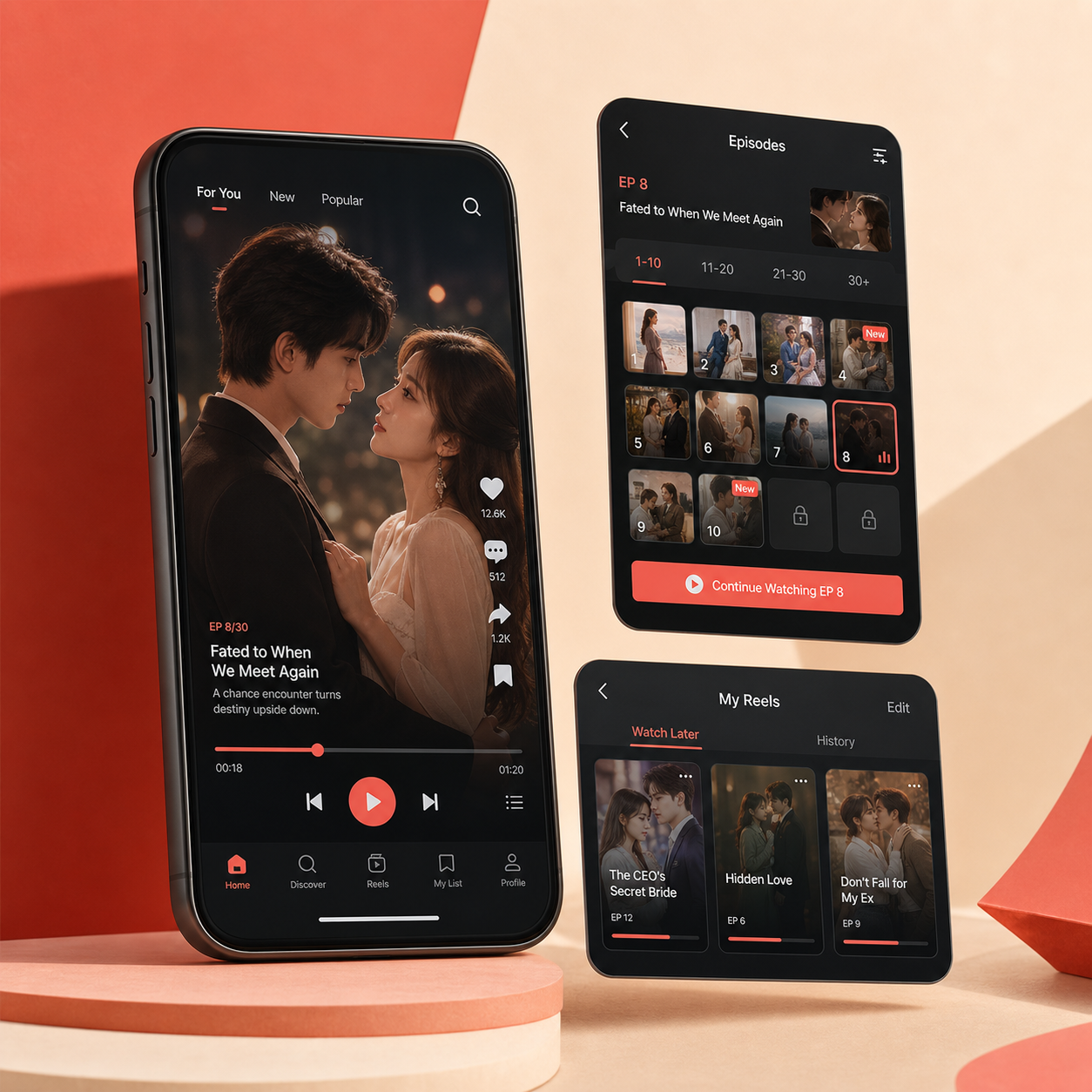 Melo Reels mobile app service preview